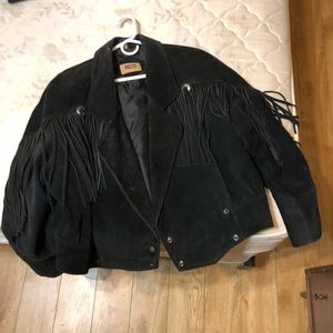 Designer leather jacket